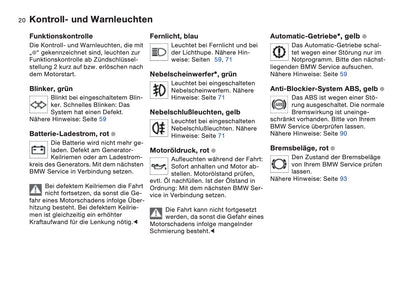 1997-1998 BMW Z3/Z3 M Roadster/Z3 M Coupé Owner's Manual | German