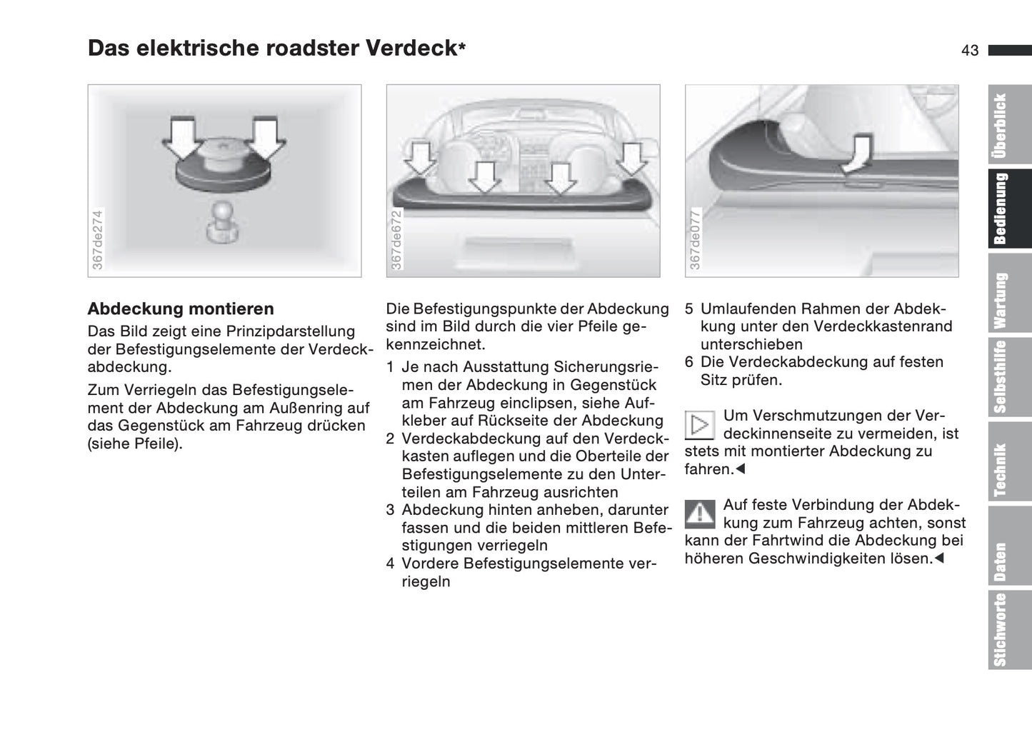 1997-1998 BMW Z3/Z3 M Bedienungsanleitung | Deutsch