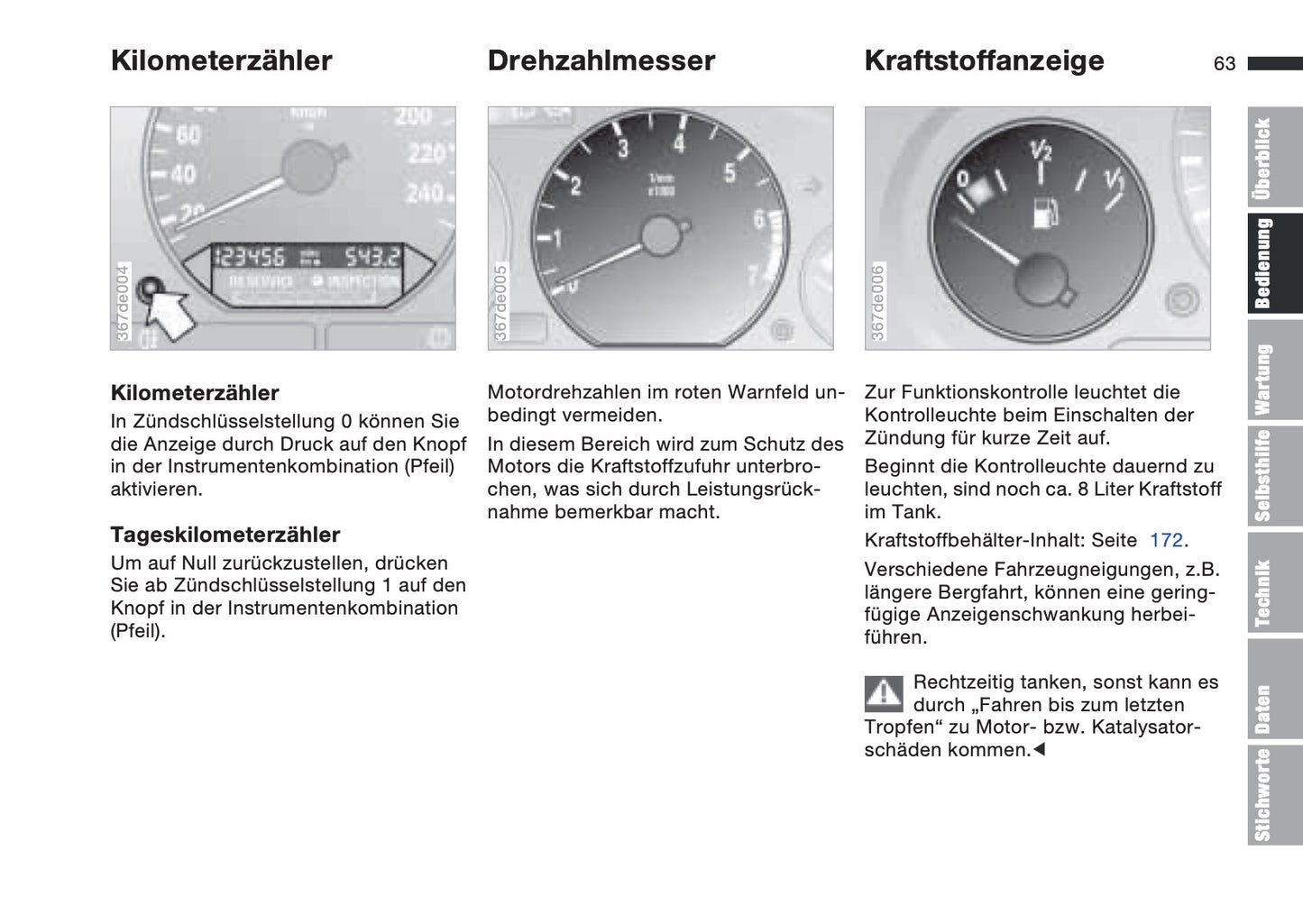 1997-1998 BMW Z3/Z3 M Roadster/Z3 M Coupé Owner's Manual | German