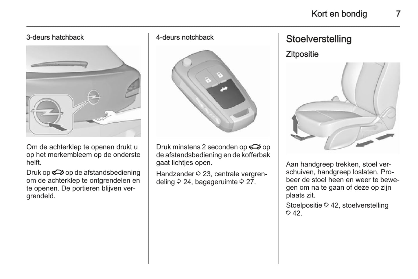 2015-2016 Opel Astra Manuel du propriétaire | Néerlandais