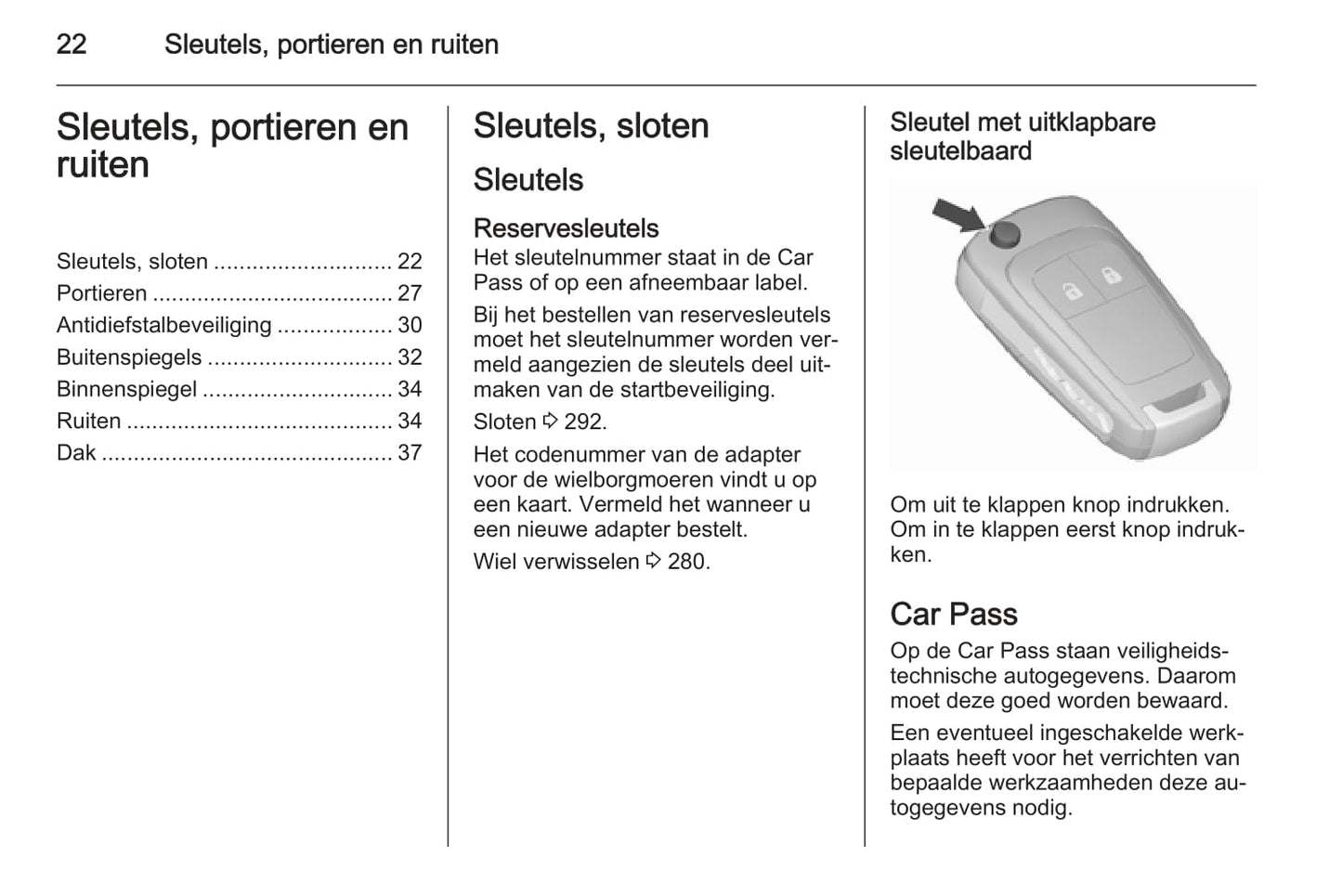 2015-2016 Opel Astra Owner's Manual | Dutch