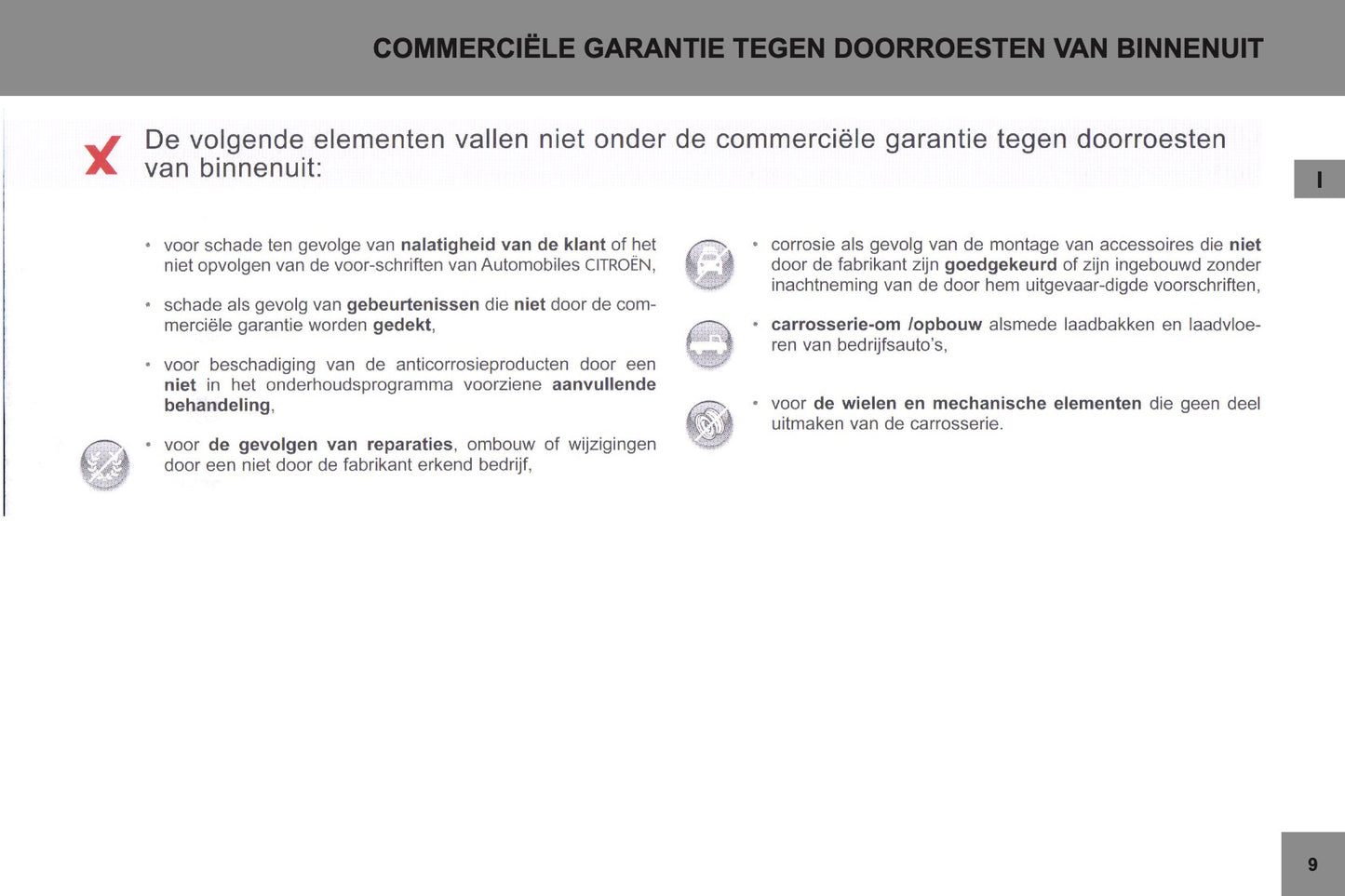 Citroën garantie - en Onderhoudsboekje