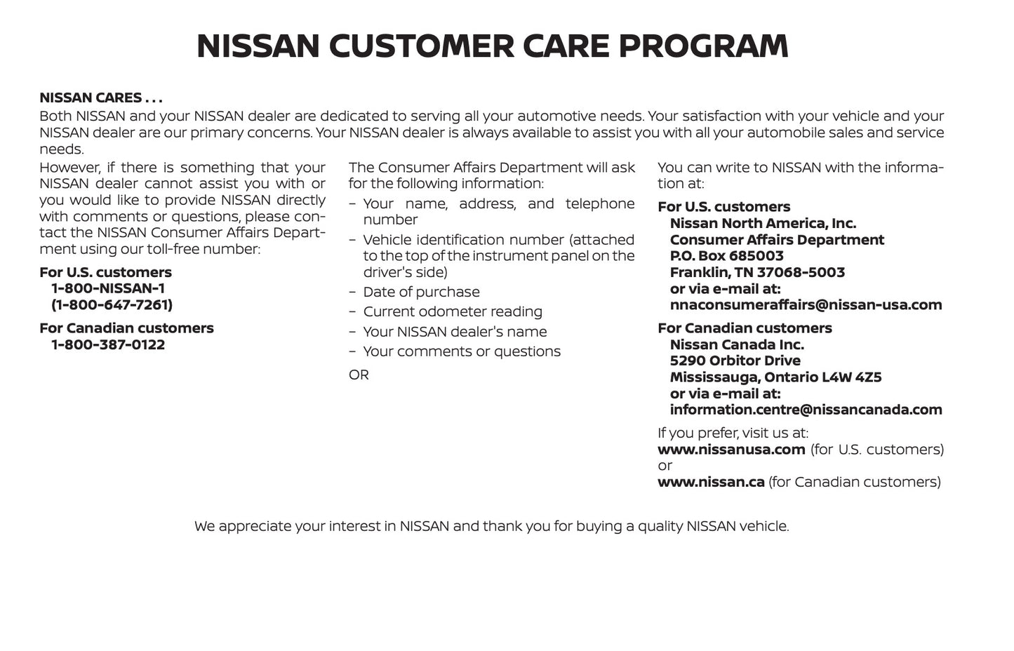 2022 Nissan Frontier Gebruikershandleiding | Engels