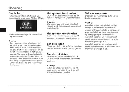 Hyundai ix20 Audio en Navigatiesysteem Handleiding 2010 - 2015
