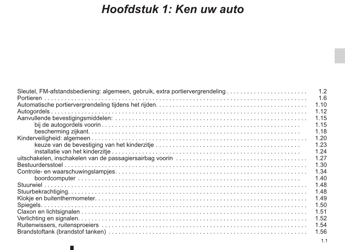 2012-2013 Renault Wind Bedienungsanleitung | Niederländisch