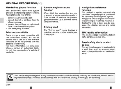 Renault Media-Nav Owner's Manual 2016 - 2019