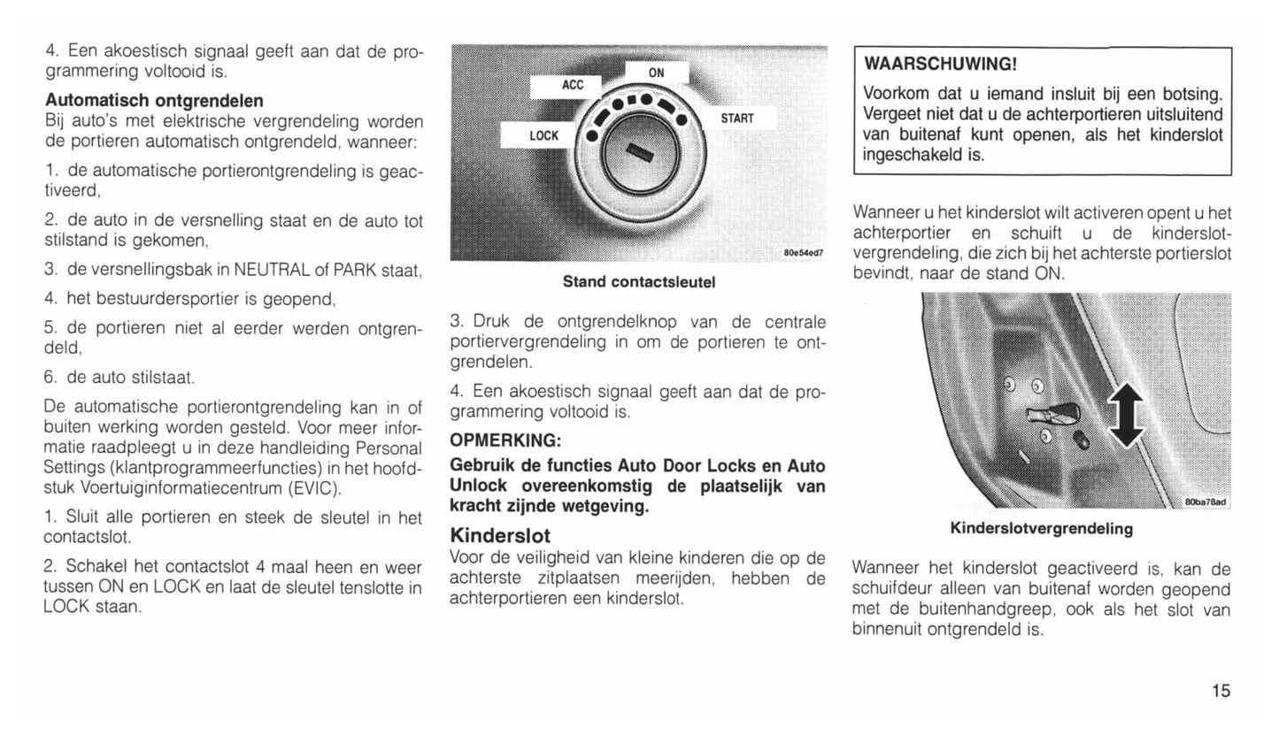 2004-2011 Chrysler 300C Bedienungsanleitung | Niederländisch