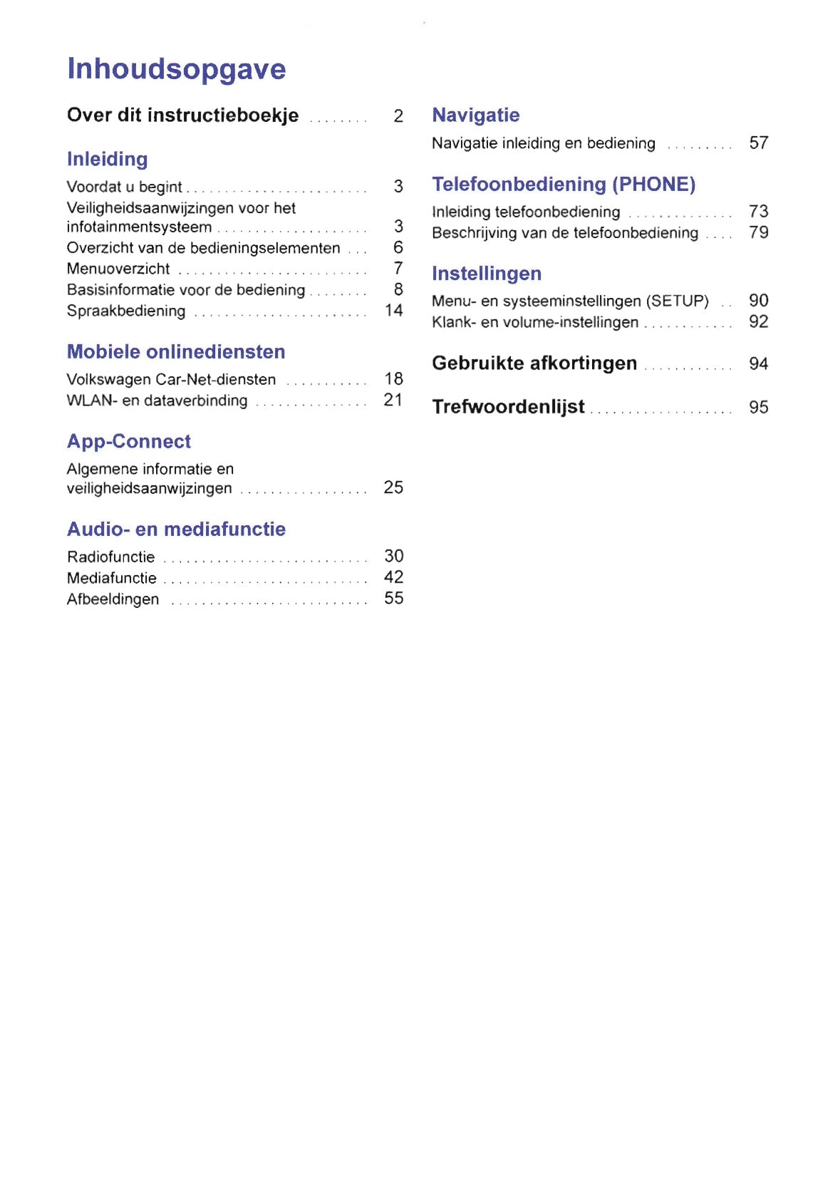 Volkswagen Composition Media, Discover Media (Generatie 2) Handleiding 2015