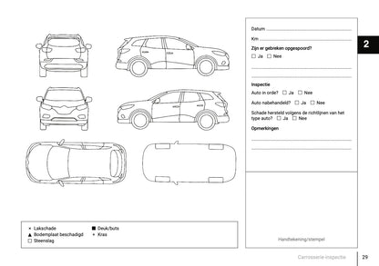 Onderhoudsboekje voor Renault Kadjar 2015 - 2021