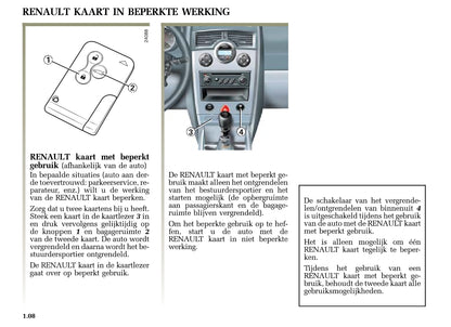 2004-2005 Renault Mégane Bedienungsanleitung | Niederländisch