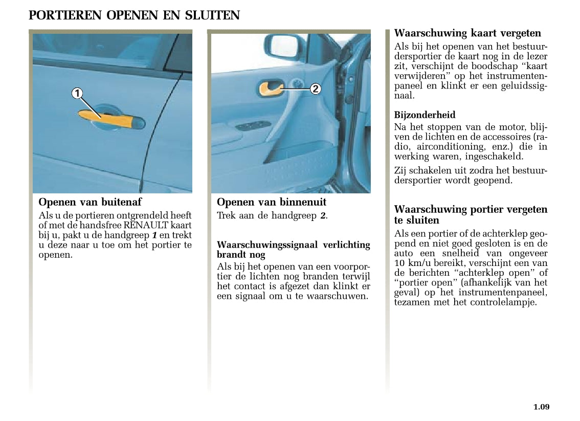 2004-2005 Renault Mégane Gebruikershandleiding | Nederlands