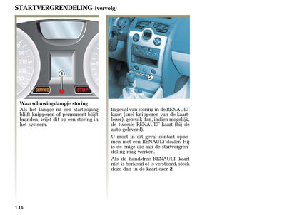 2004-2005 Renault Mégane Bedienungsanleitung | Niederländisch