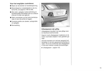 1995-1999 Opel Vectra Gebruikershandleiding | Nederlands