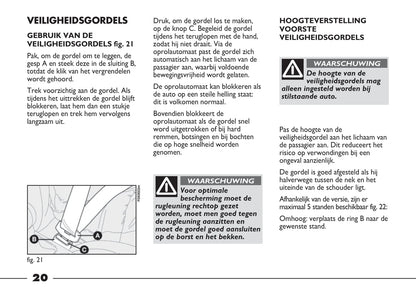 2012-2013 Fiat Strada Owner's Manual | Dutch