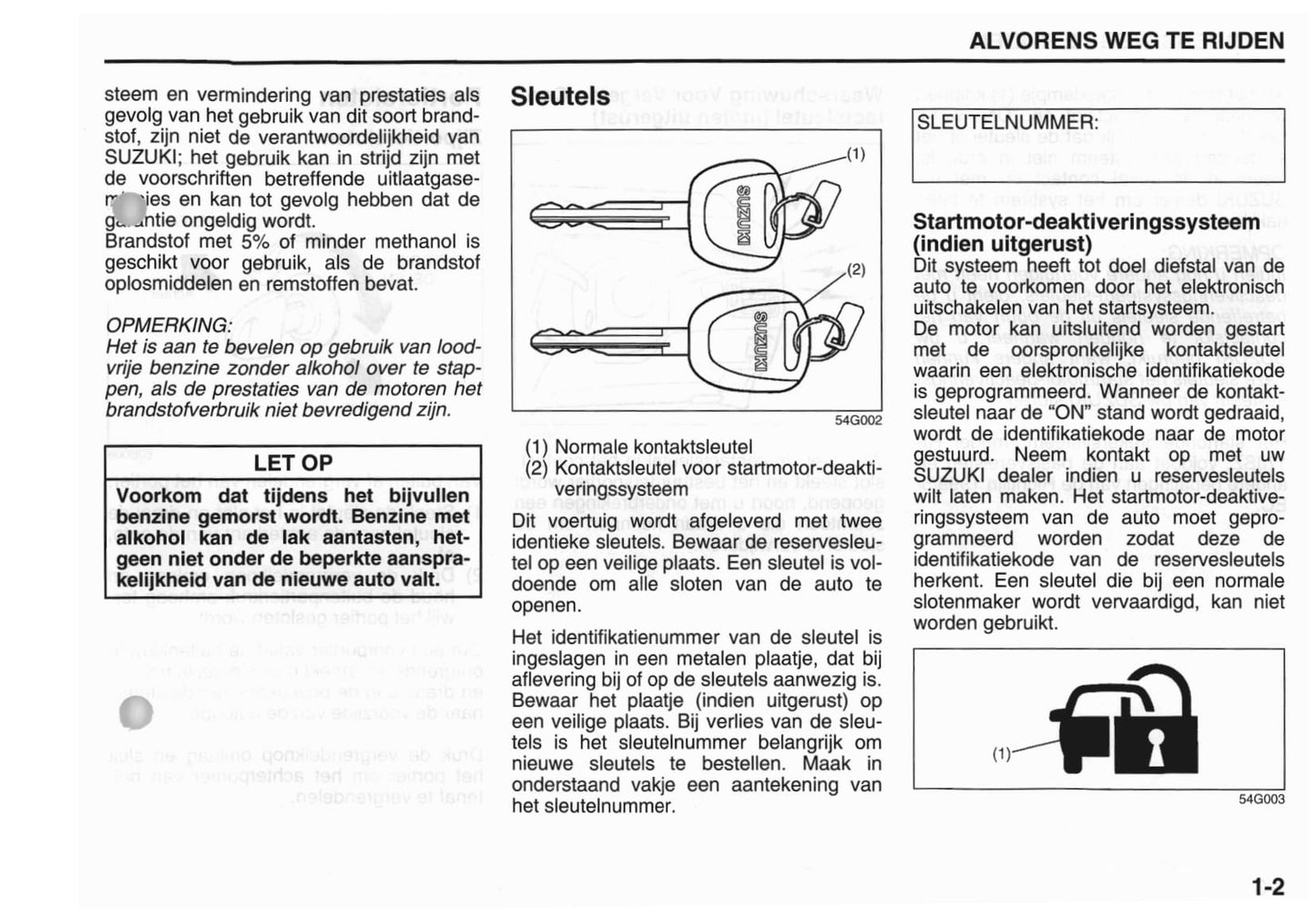 2001-2002 Suzuki Liana Gebruikershandleiding | Nederlands
