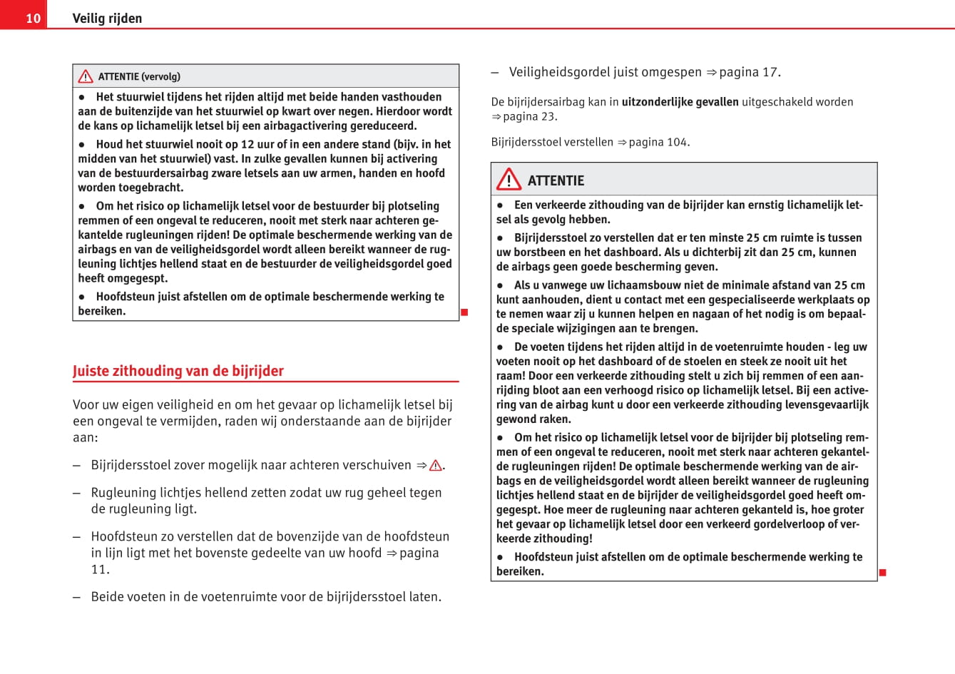 2014-2015 Seat Toledo Owner's Manual | Dutch