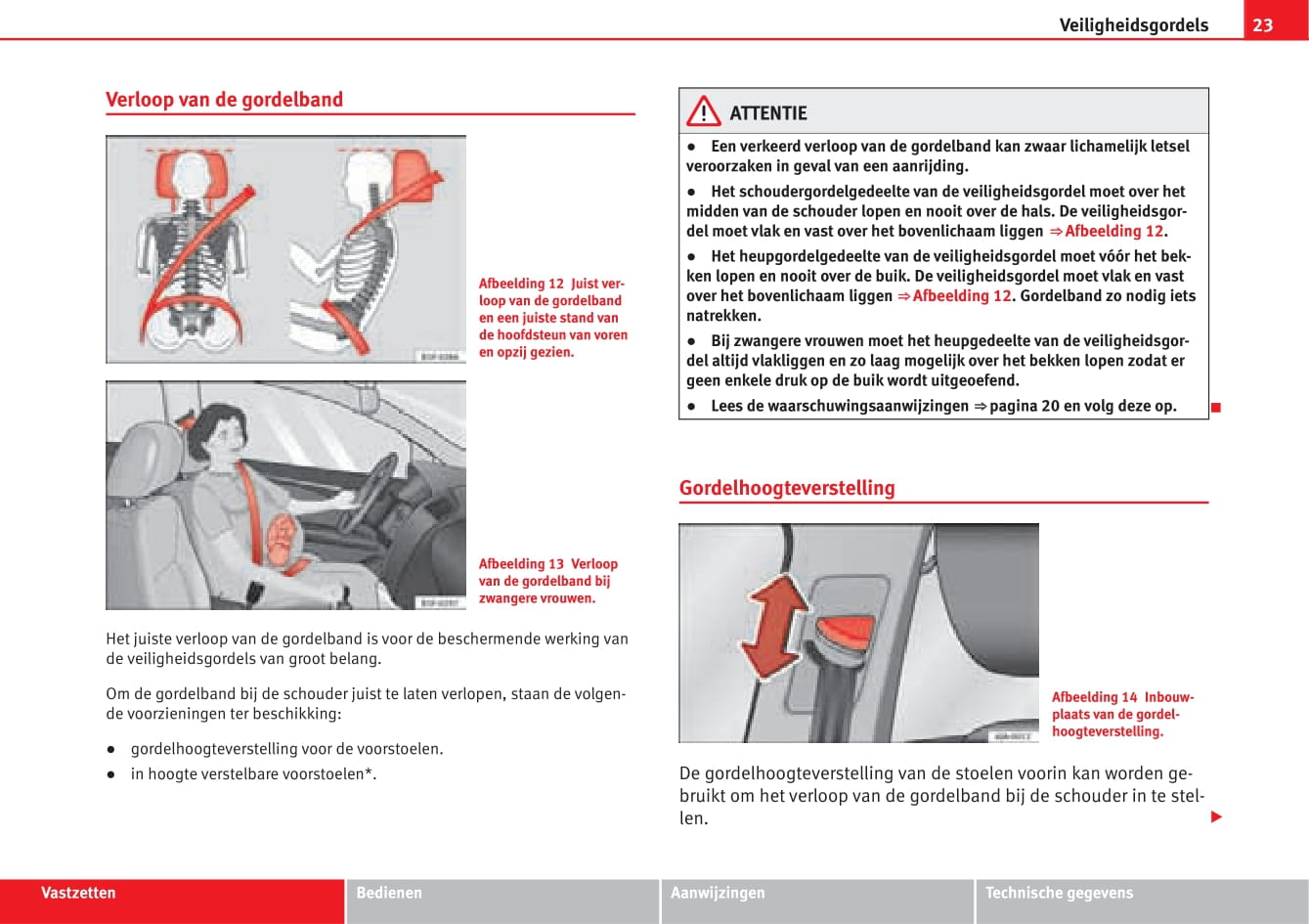 2014-2015 Seat Toledo Owner's Manual | Dutch