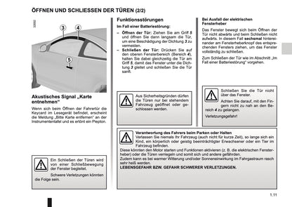 2012-2013 Renault Laguna Coupé Owner's Manual | German