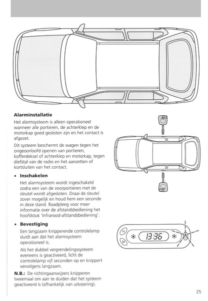 1995-1999 Ford Fiesta Owner's Manual | Dutch