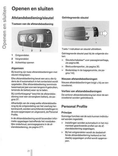 2011-2012 BMW X5/X6 Owner's Manual | Dutch
