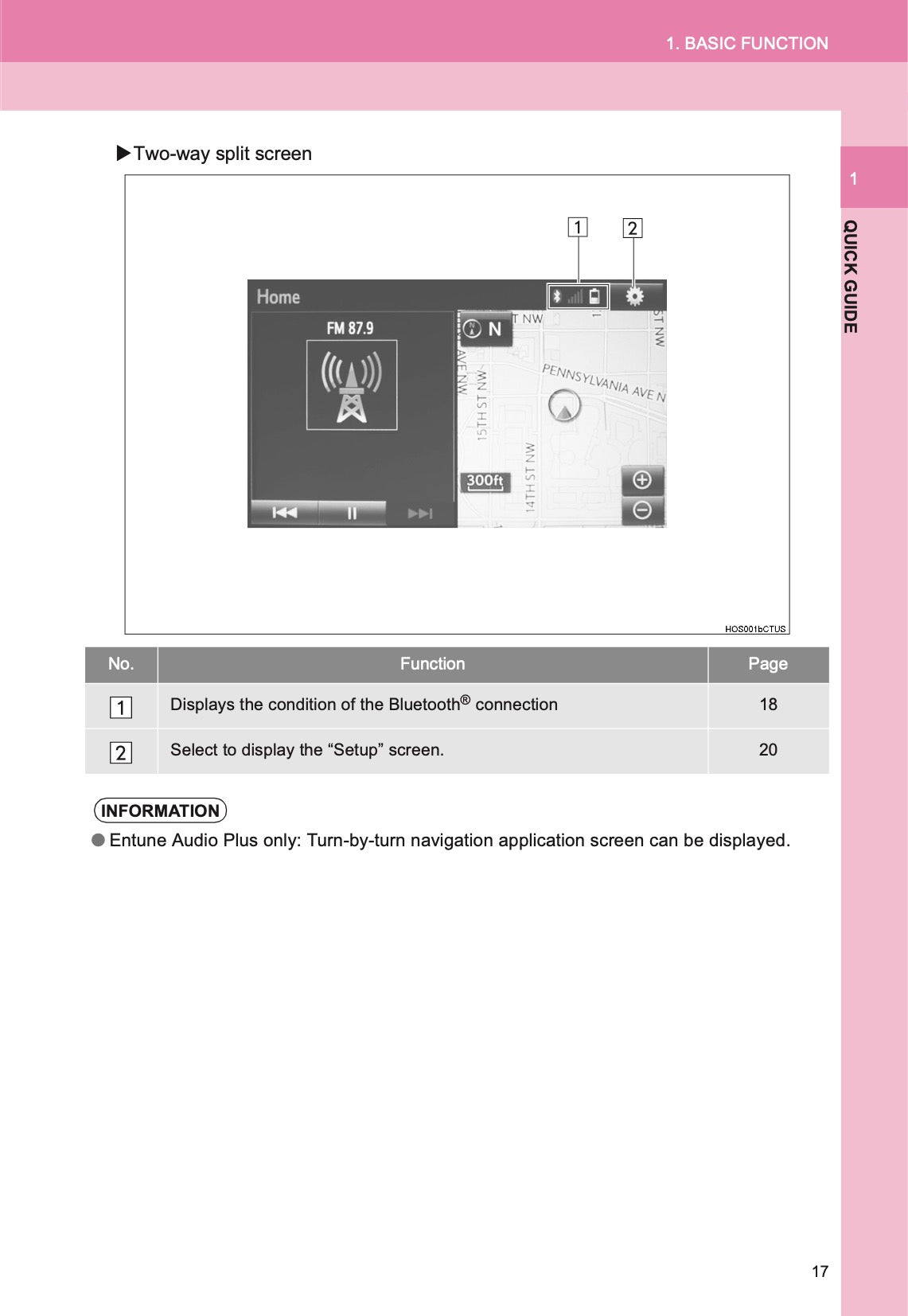 Toyota 4Runner Navigation And Multimedia System Manuel du propriétaire 2013 - 2017