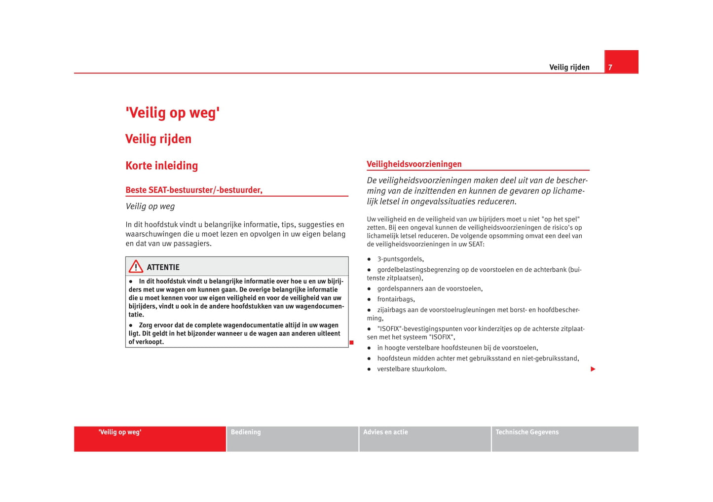 2008-2014 Seat Ibiza Bedienungsanleitung | Niederländisch