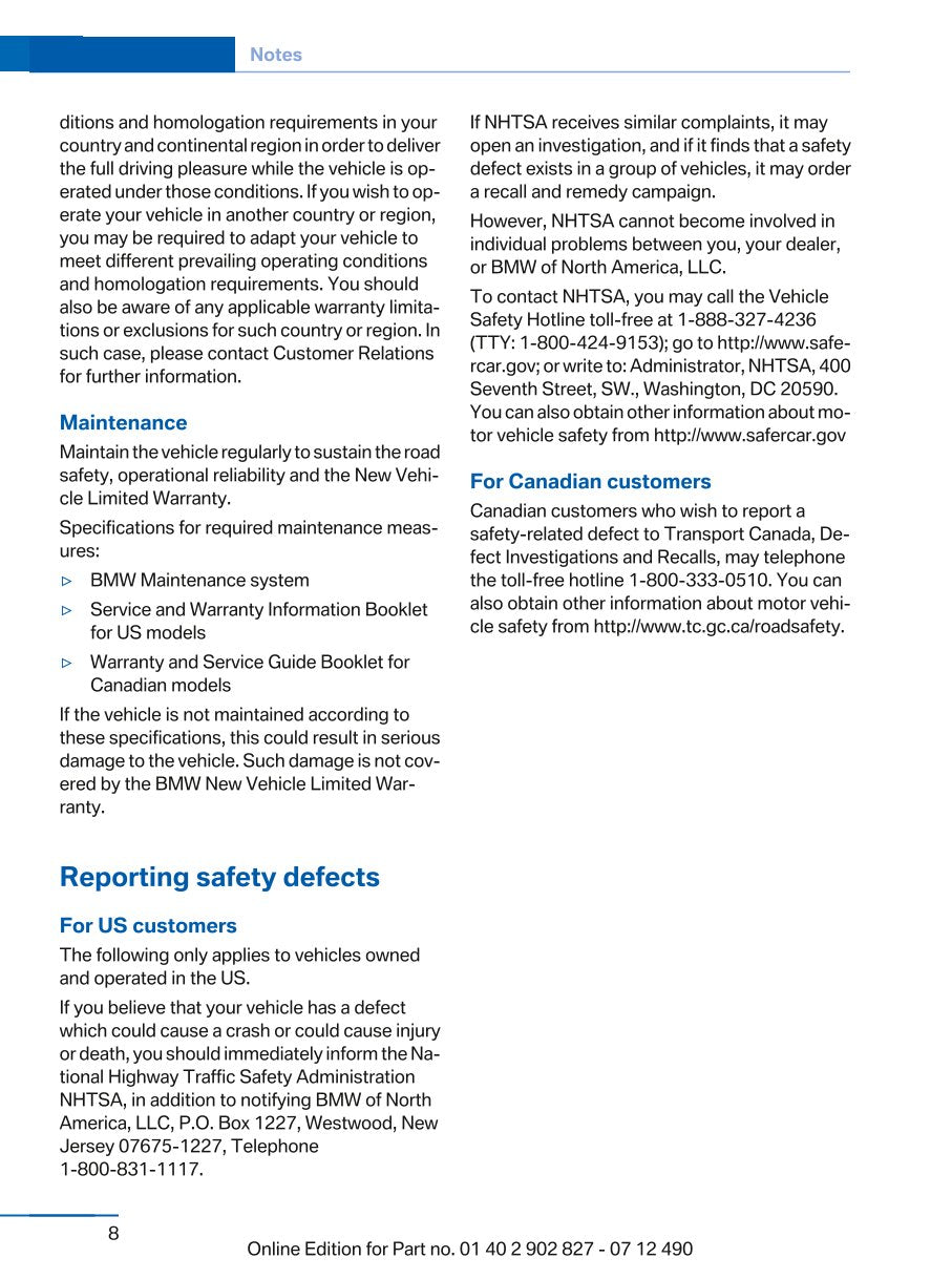 2013 BMW 6 Series Gran Coupé Bedienungsanleitung | Englisch