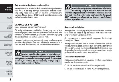 2013-2014 Fiat Doblò Gebruikershandleiding | Nederlands