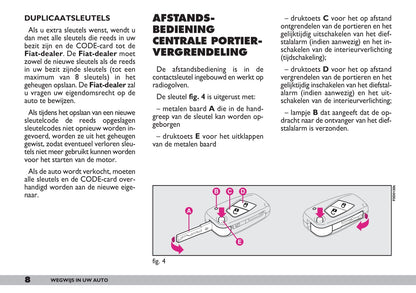 2001-2002 Fiat Ducato Owner's Manual | Dutch