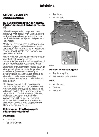 2011-2012 Ford Fusion Bedienungsanleitung | Niederländisch