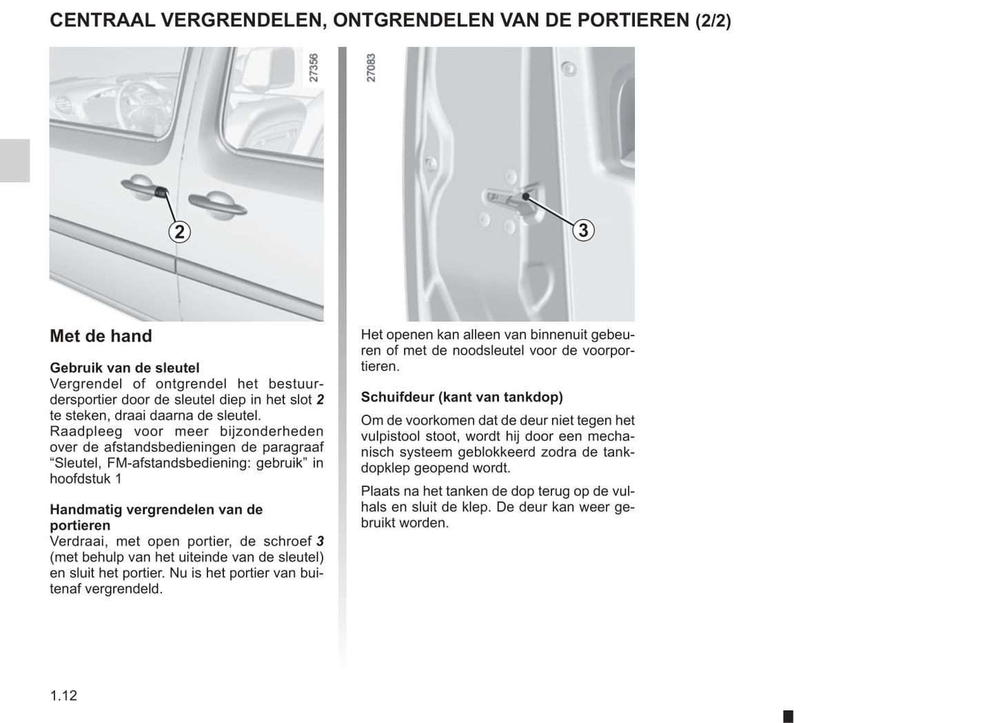 2013-2014 Renault Kangoo Gebruikershandleiding | Nederlands