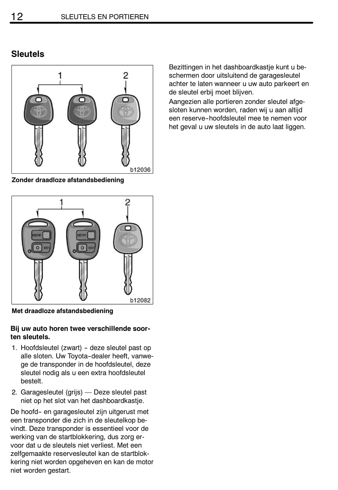 2002-2004 Toyota Corolla Verso Gebruikershandleiding | Nederlands