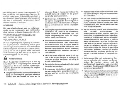 2006-2009 Nissan Note Gebruikershandleiding | Nederlands