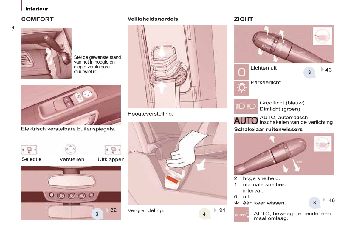 2013-2014 Peugeot 807 Owner's Manual | Dutch