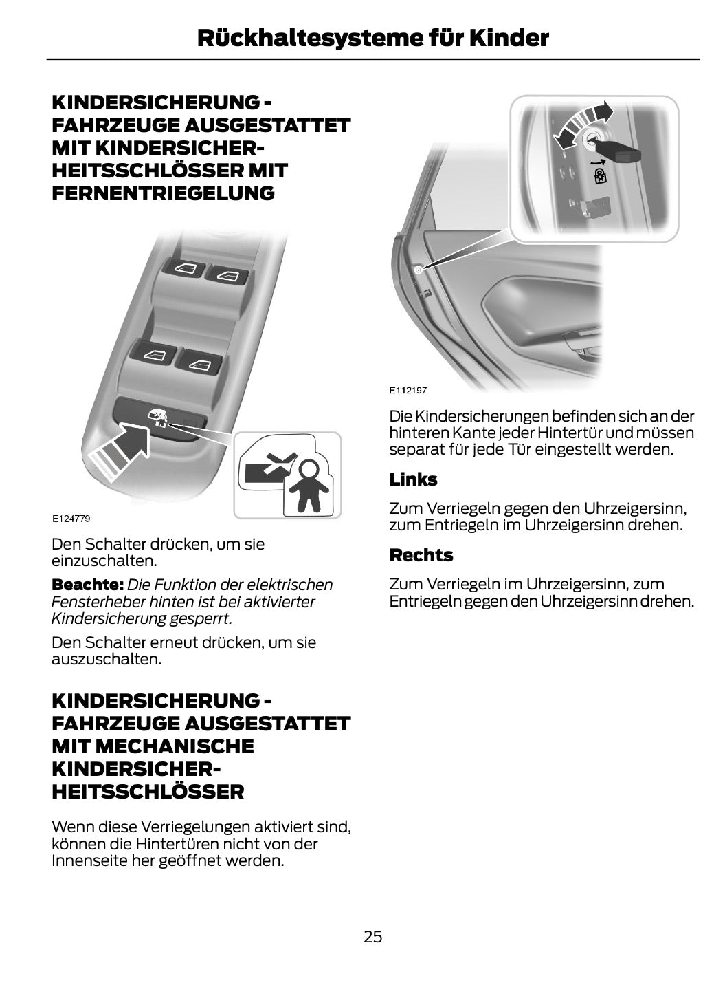 2014-2015 Ford Mondeo Hybrid Bedienungsanleitung | Deutsch