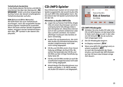 Opel CD 70 Navi Infotainment System Bedienungsanleitung 2004