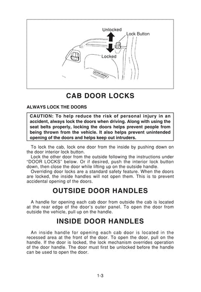 2006 Isuzu Truck Owner's Manual | English