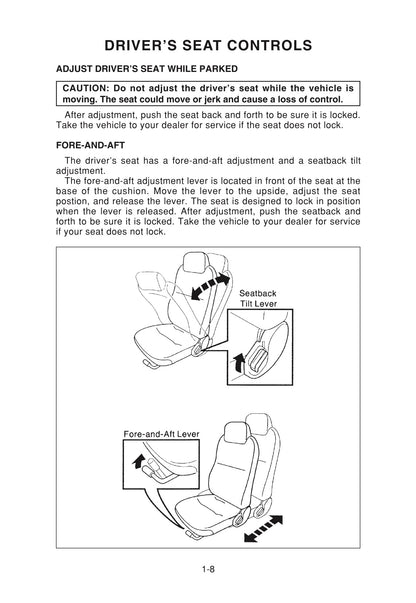 2006 Isuzu Truck Owner's Manual | English