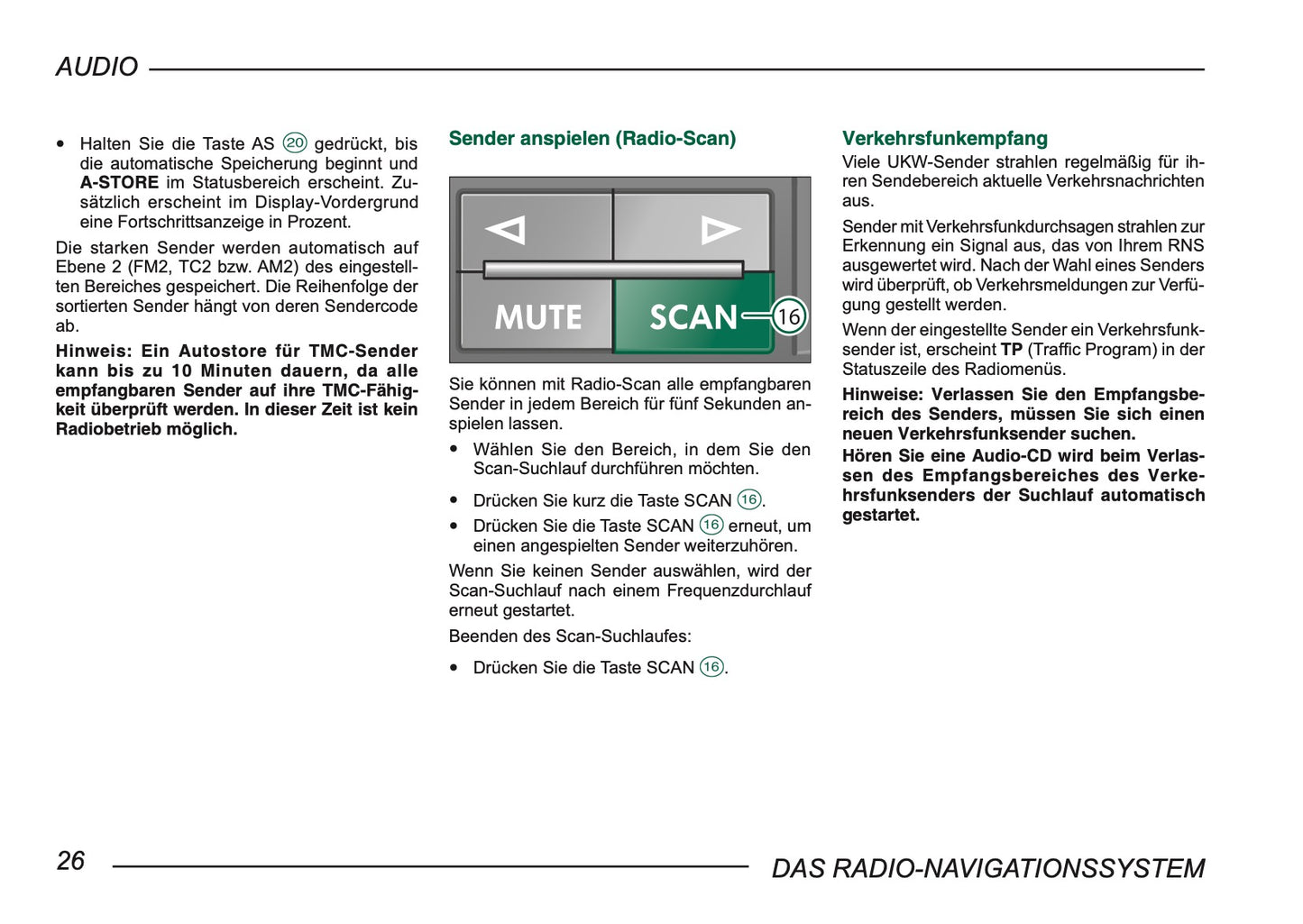 Skoda Radio-Navigationssystem Bedienungsanleitung 2004