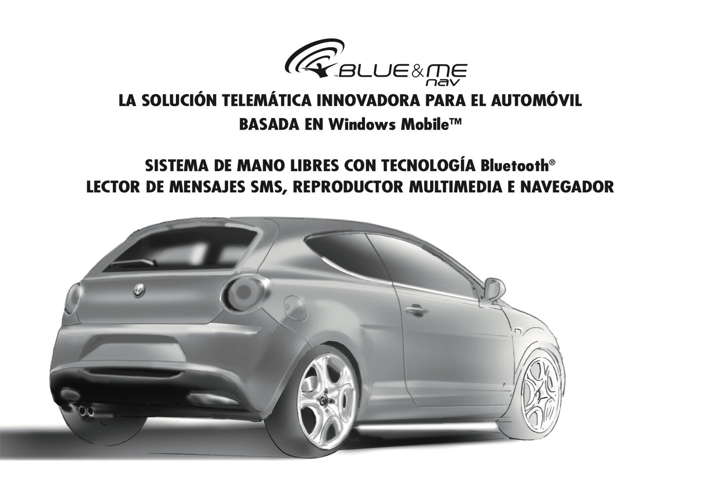 Alfa Romeo Mito Blue&Me Nav Instrucciones 2008 - 2014