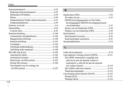 2016 Kia Sportage Owner's Manual | Dutch