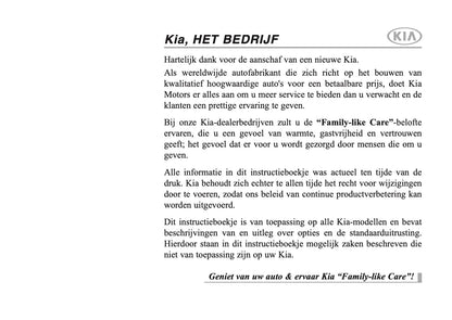 2016 Kia Sportage Owner's Manual | Dutch