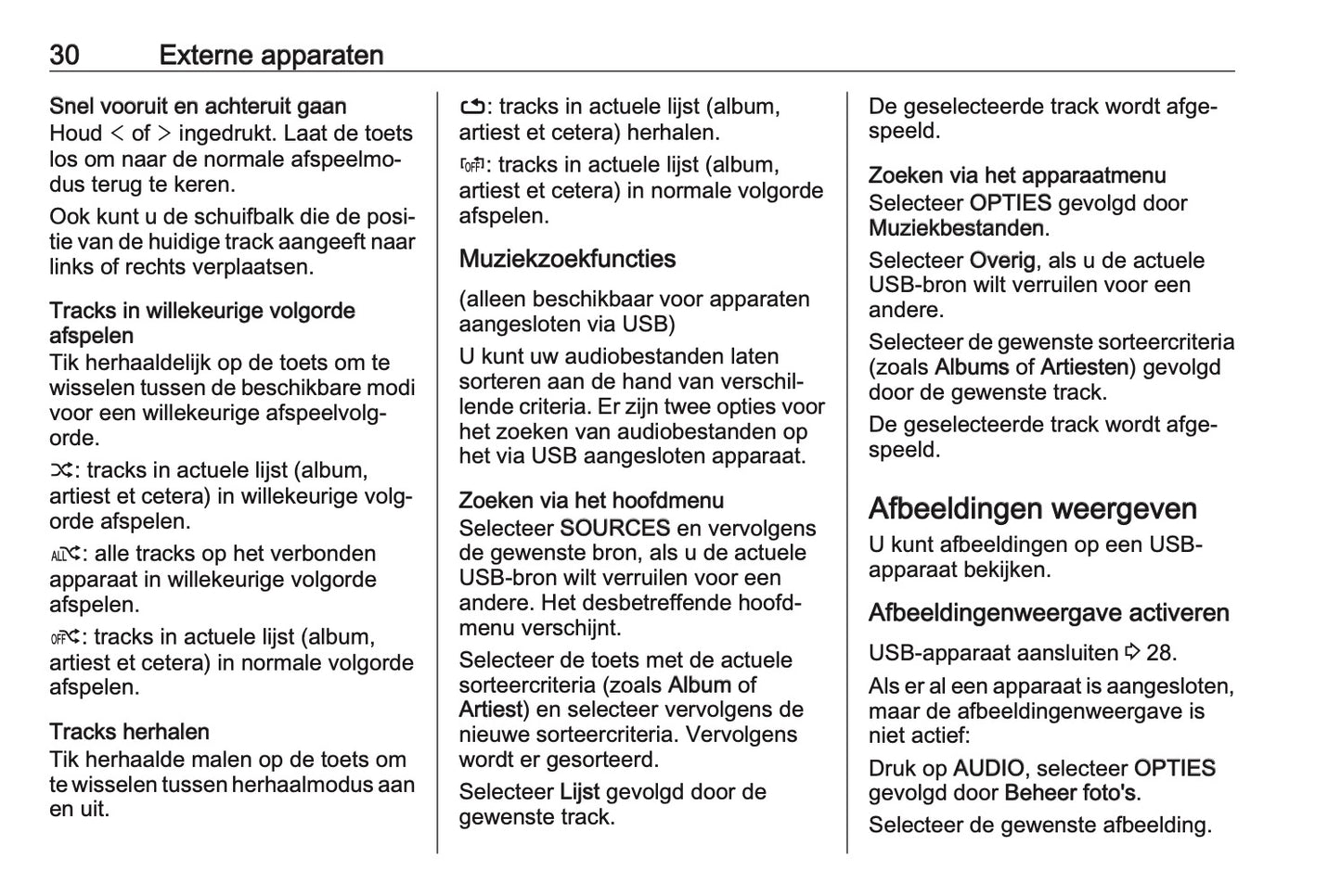 Opel Crossland X Infotainment System Handleiding 2017 - 2023