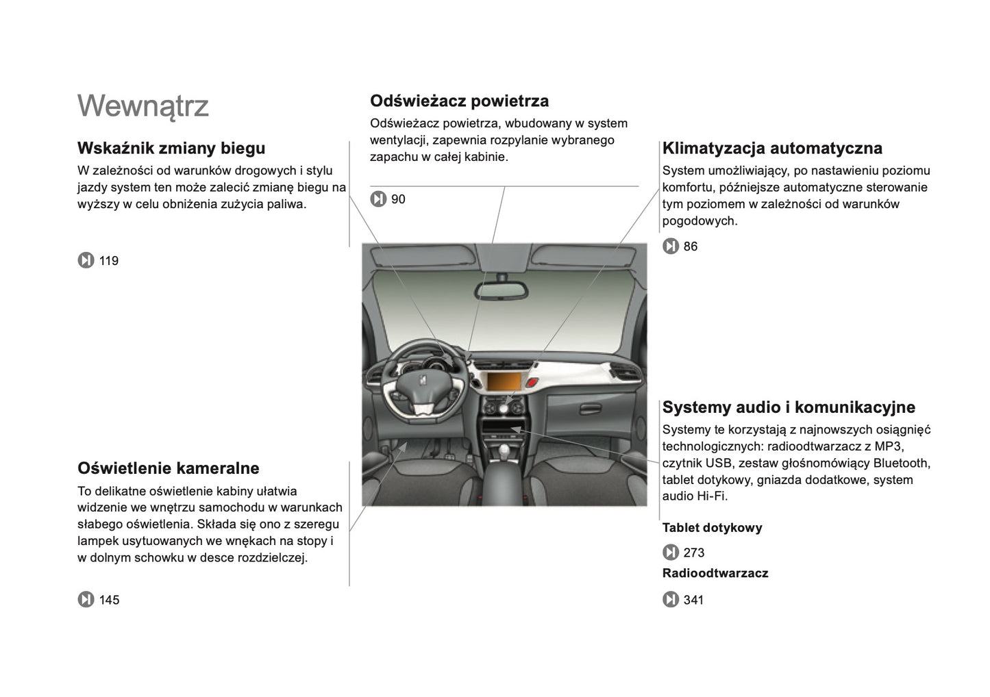 2016-2017 Citroën DS 3 Bedienungsanleitung | Polnisch