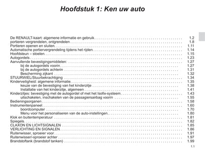 2018-2019 Renault Espace Bedienungsanleitung | Niederländisch