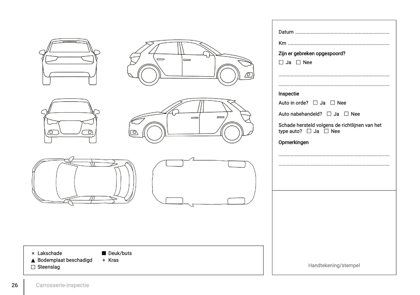 Onderhoudsboekje voor Mercedes-Benz SL-Klasse 2001 - 2012