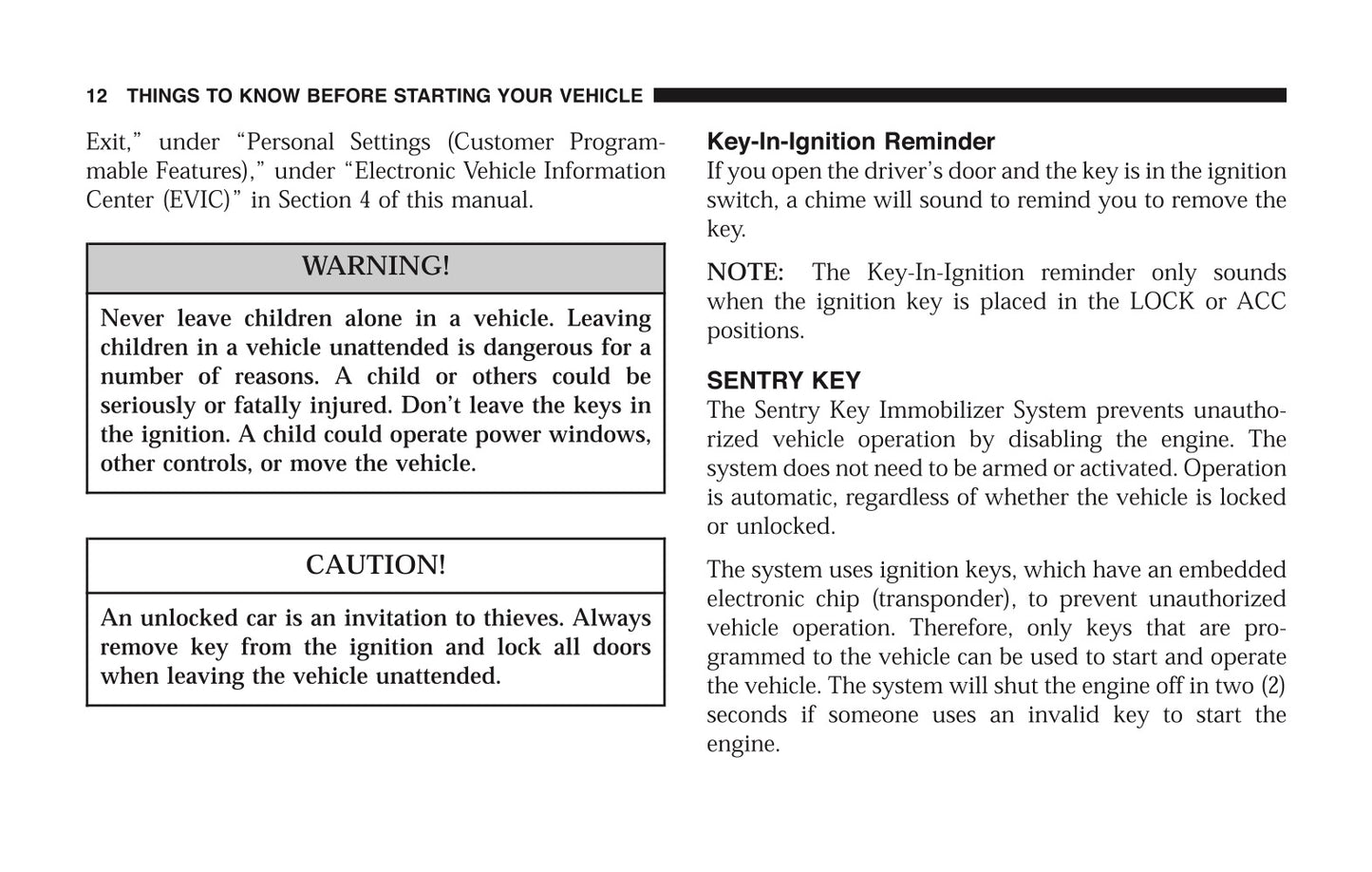 2007 Dodge Magnum SRT8 Owner's Manual | English