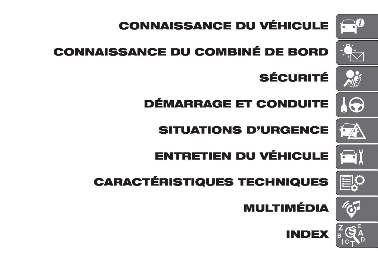 2018-2020 Fiat 500X Manuel du propriétaire | Français