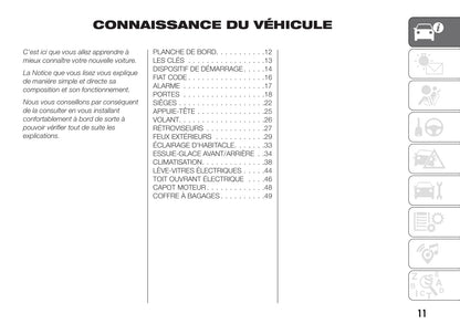 2018-2020 Fiat 500X Manuel du propriétaire | Français