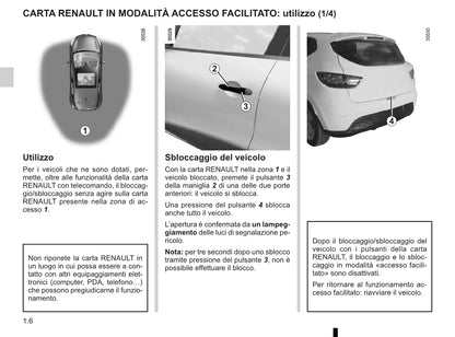 2012-2016 Renault Clio Manuel du propriétaire | Italien